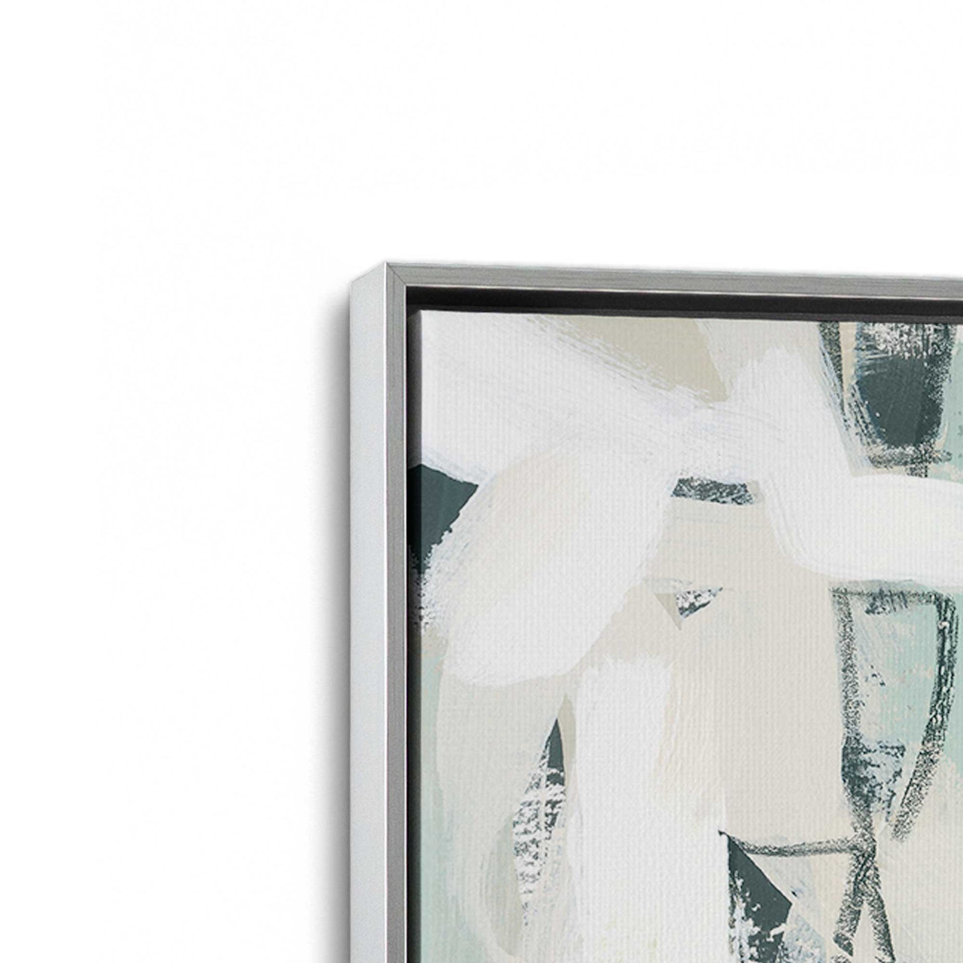 [Color:Polished Chrome], Picture of art in a Polished Chrome frame at an angle