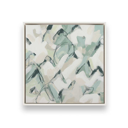 [Color:Opaque White], Picture of art in a White frame