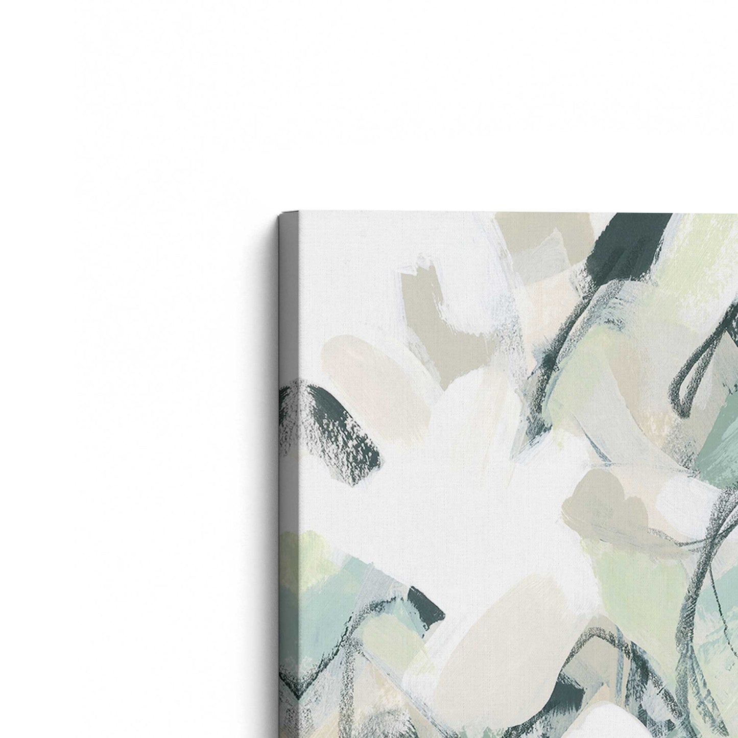 [Color:Stretched Canvas], Picture of art at an angle