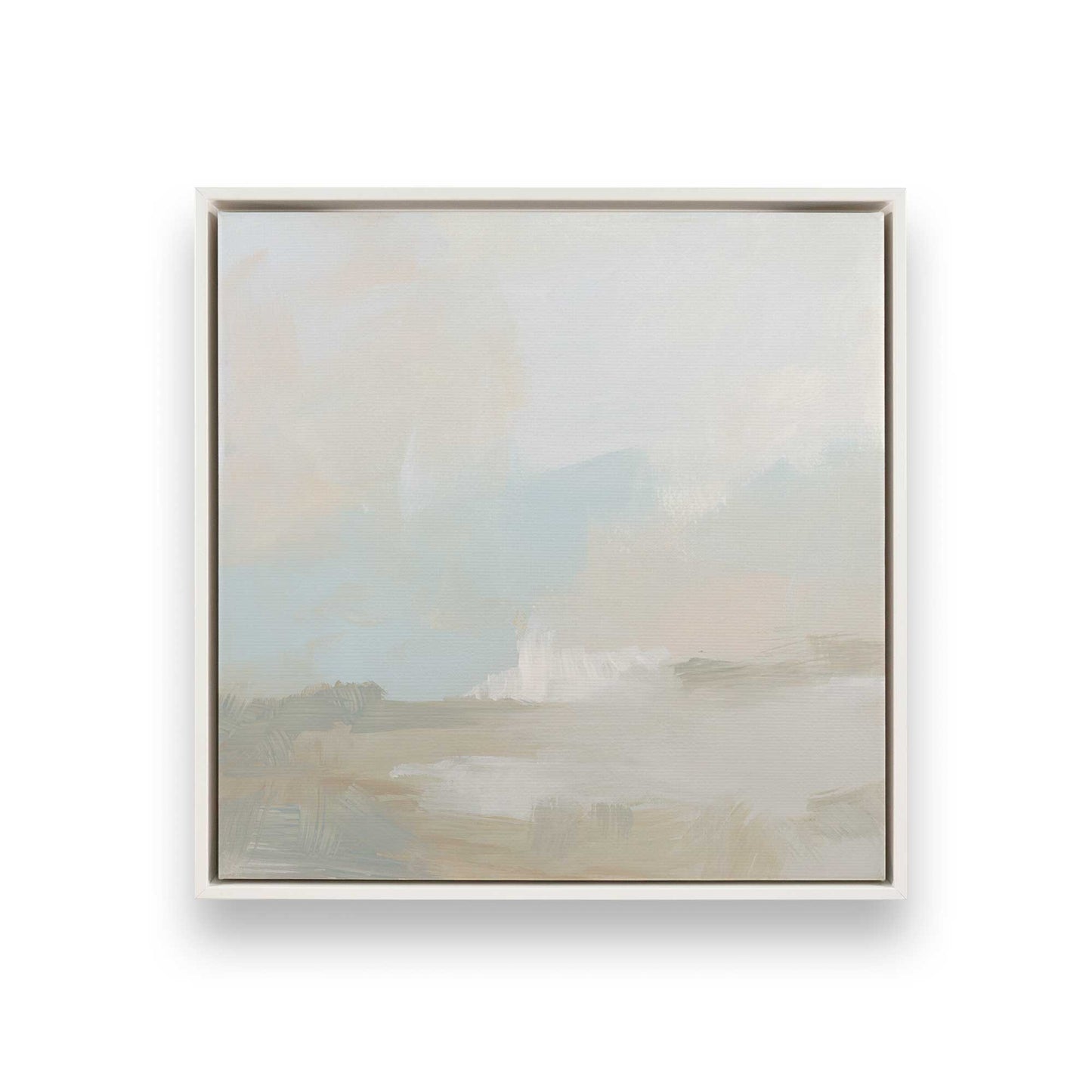 [Color:Opaque White], Picture of art in a White frame