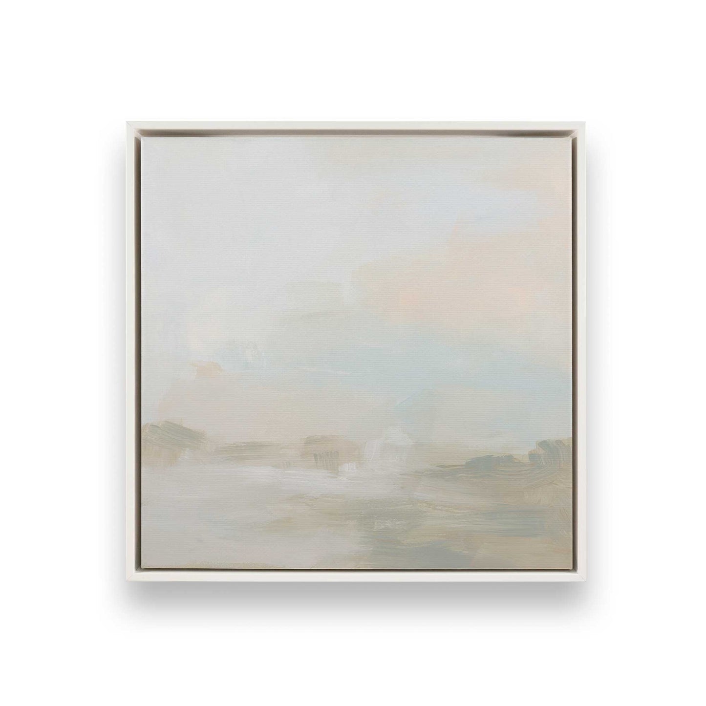 [Color:Opaque White], Picture of art in a White frame