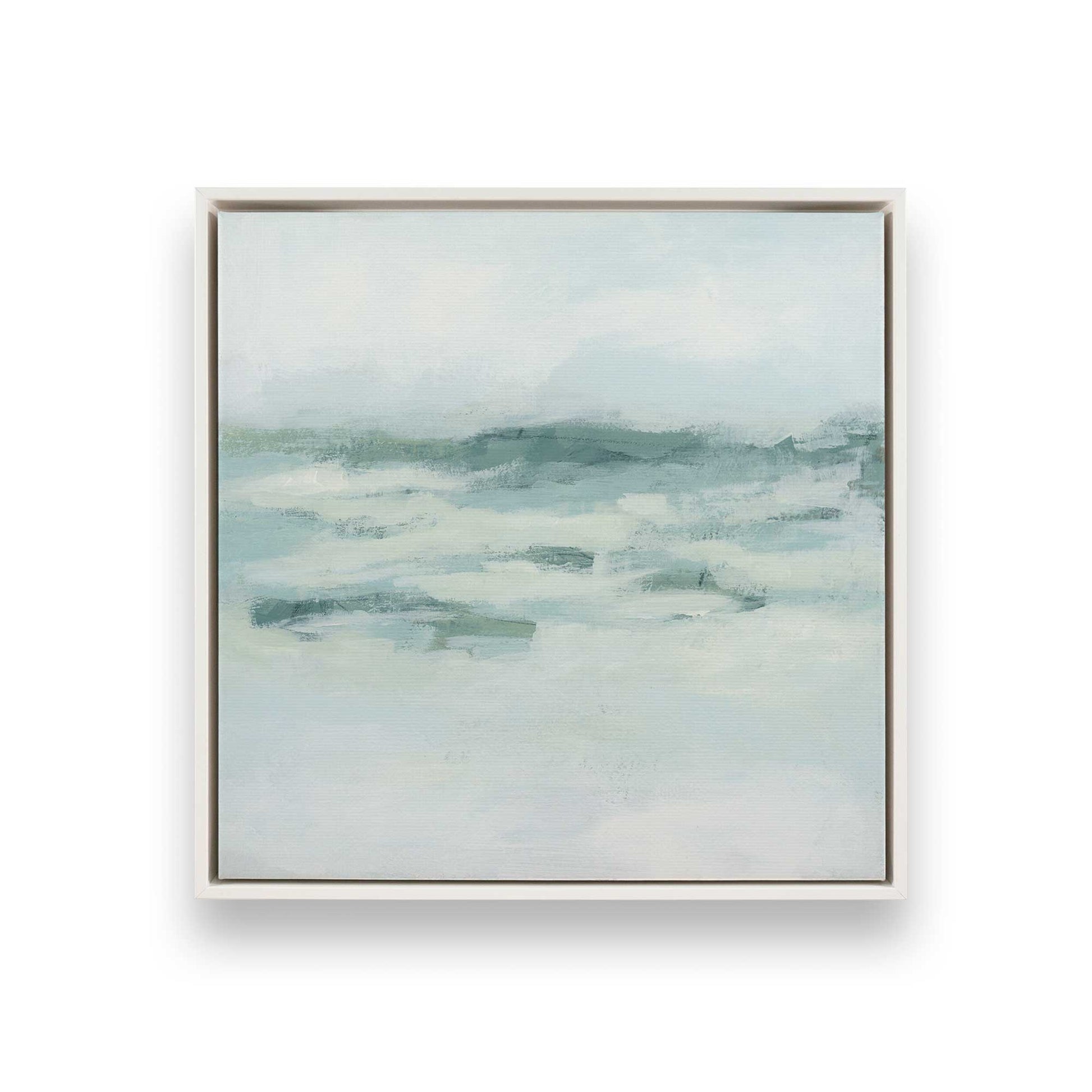 [Color:Opaque White], Picture of art in a White frame