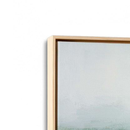 [Color:American Maple], Picture of art in a American Maple frame at an angle