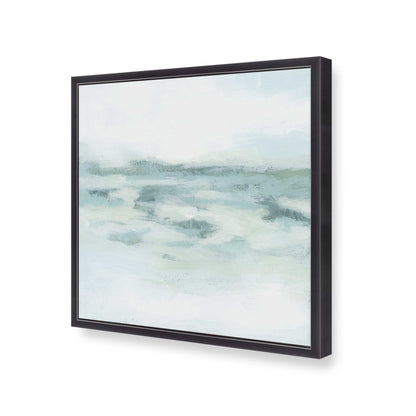 [Color:Weathered Zinc], Picture of art in a Weathered Zinc frame at an angle