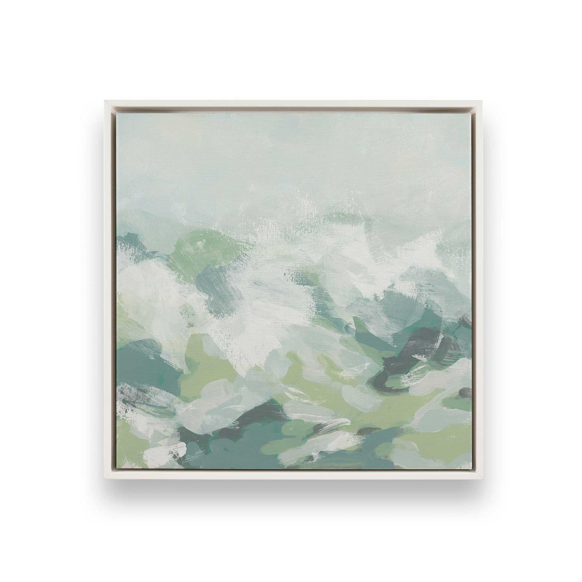 [Color:Opaque White], Picture of art in a White frame