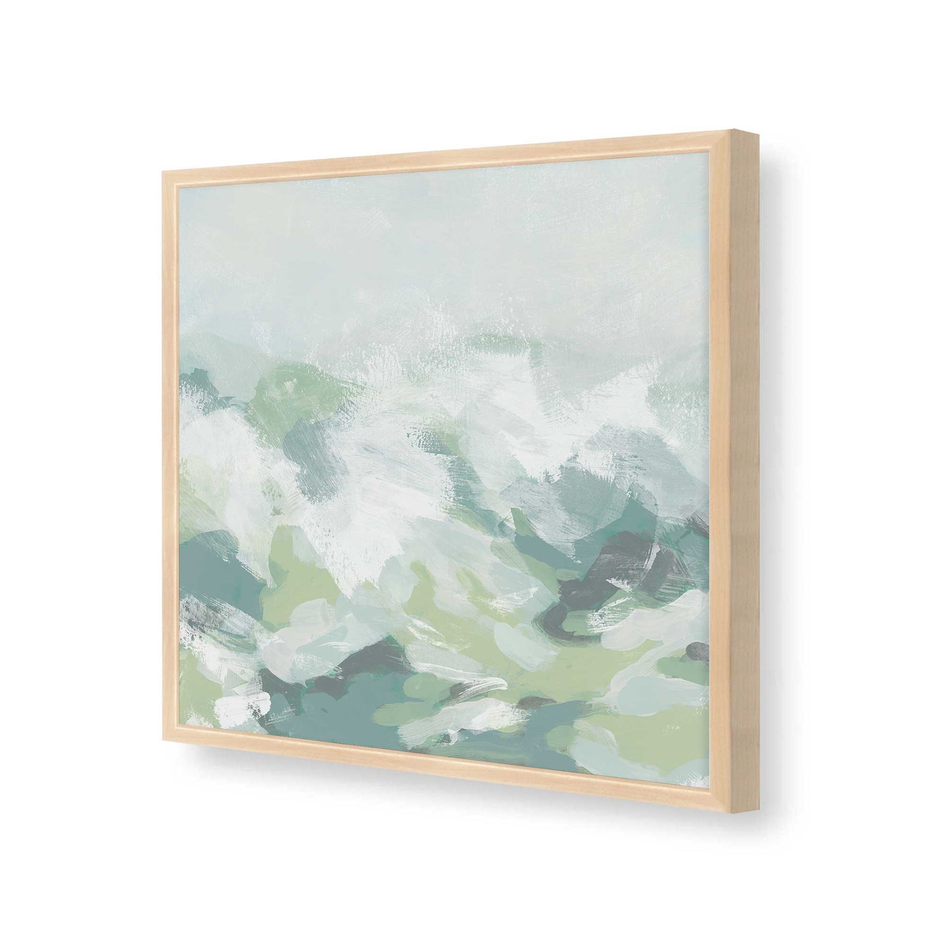 [Color:Raw Maple], Picture of art in a Raw Maple frame at an angle