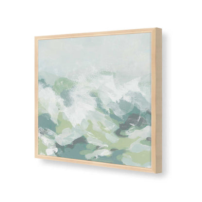 [Color:Raw Maple], Picture of art in a Raw Maple frame at an angle