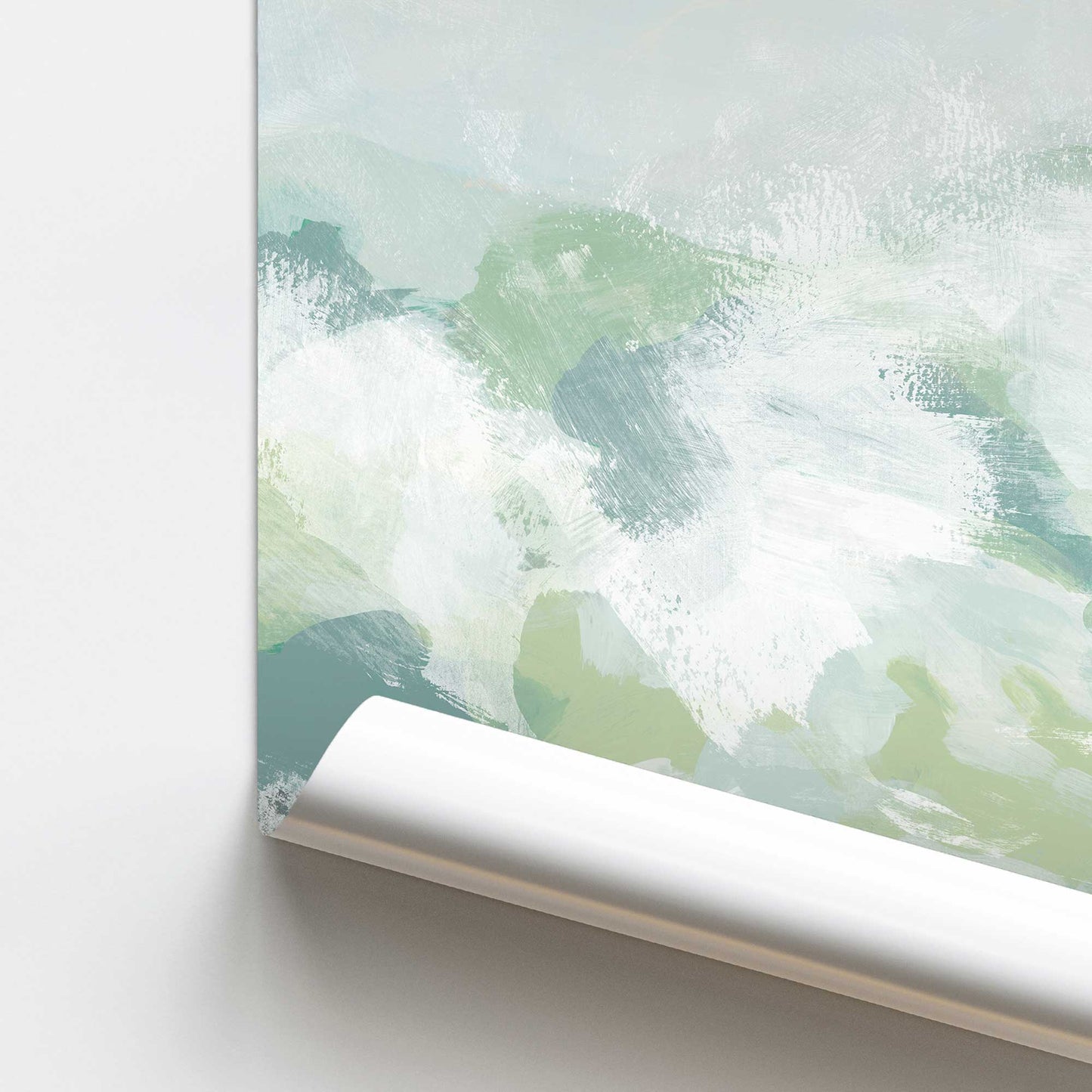 [color:Rolled Print], Picture of close up of art