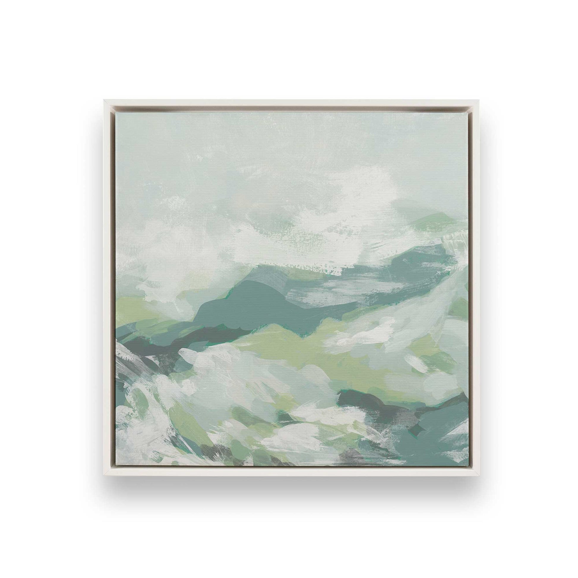 [Color:Opaque White], Picture of art in a White frame