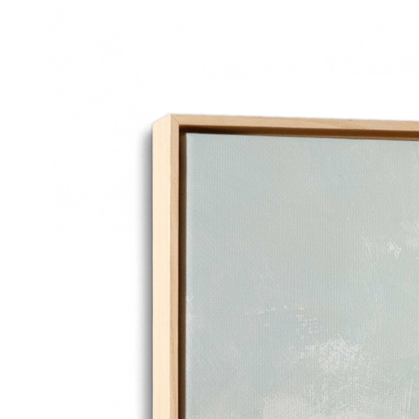 [Color:American Maple], Picture of art in a American Maple frame at an angle