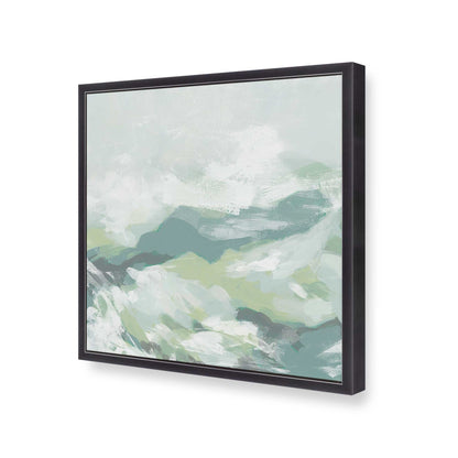 [Color:Weathered Zinc], Picture of art in a Weathered Zinc frame at an angle