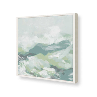 [Color:Opaque White], Picture of art in a Opaque White frame at an angle