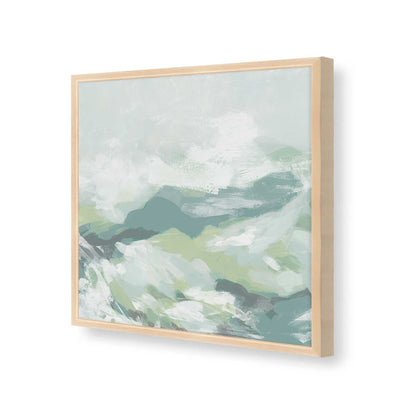 [Color:Raw Maple], Picture of art in a Raw Maple frame at an angle
