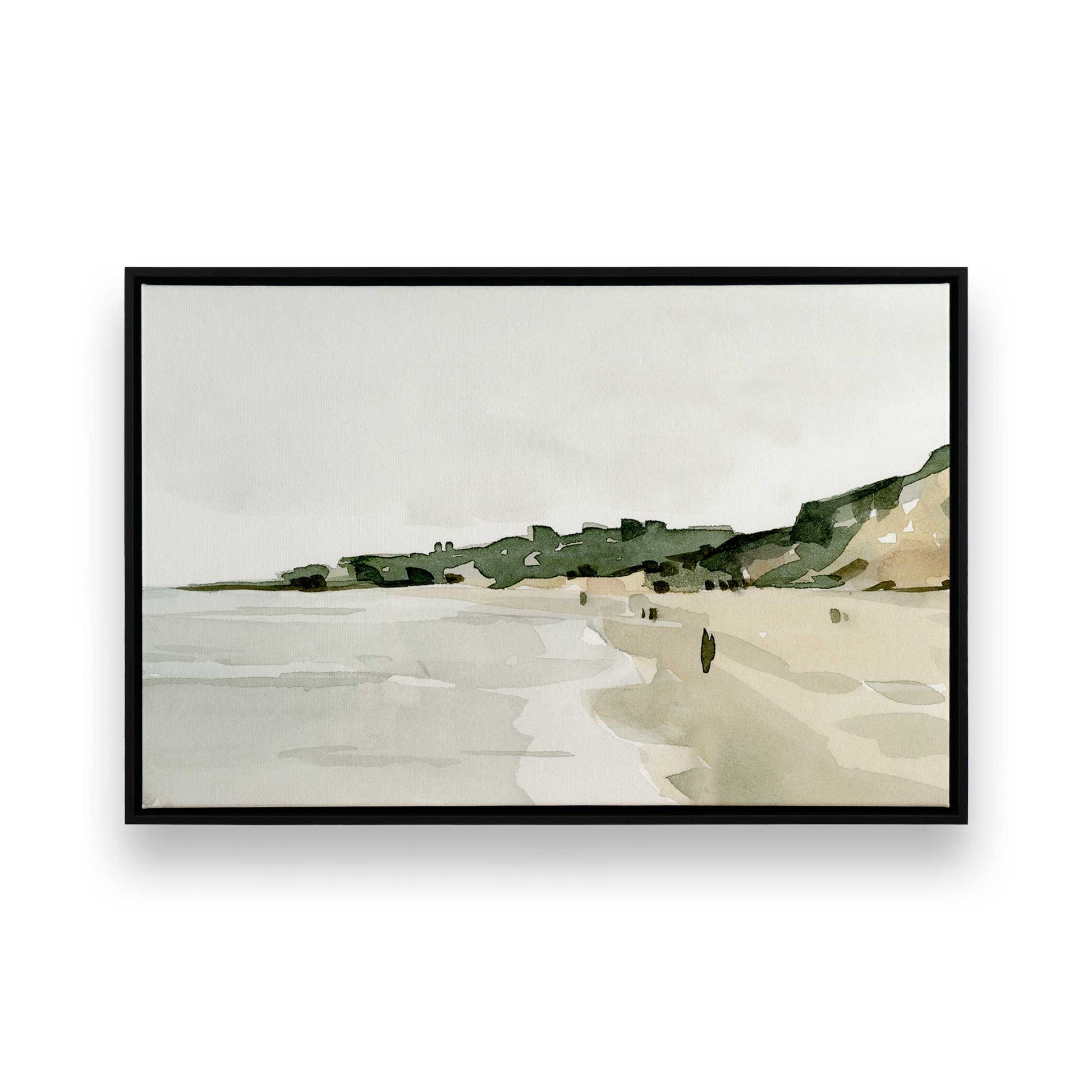 [Color:Satin Black], Picture of art in a Satin Black frame