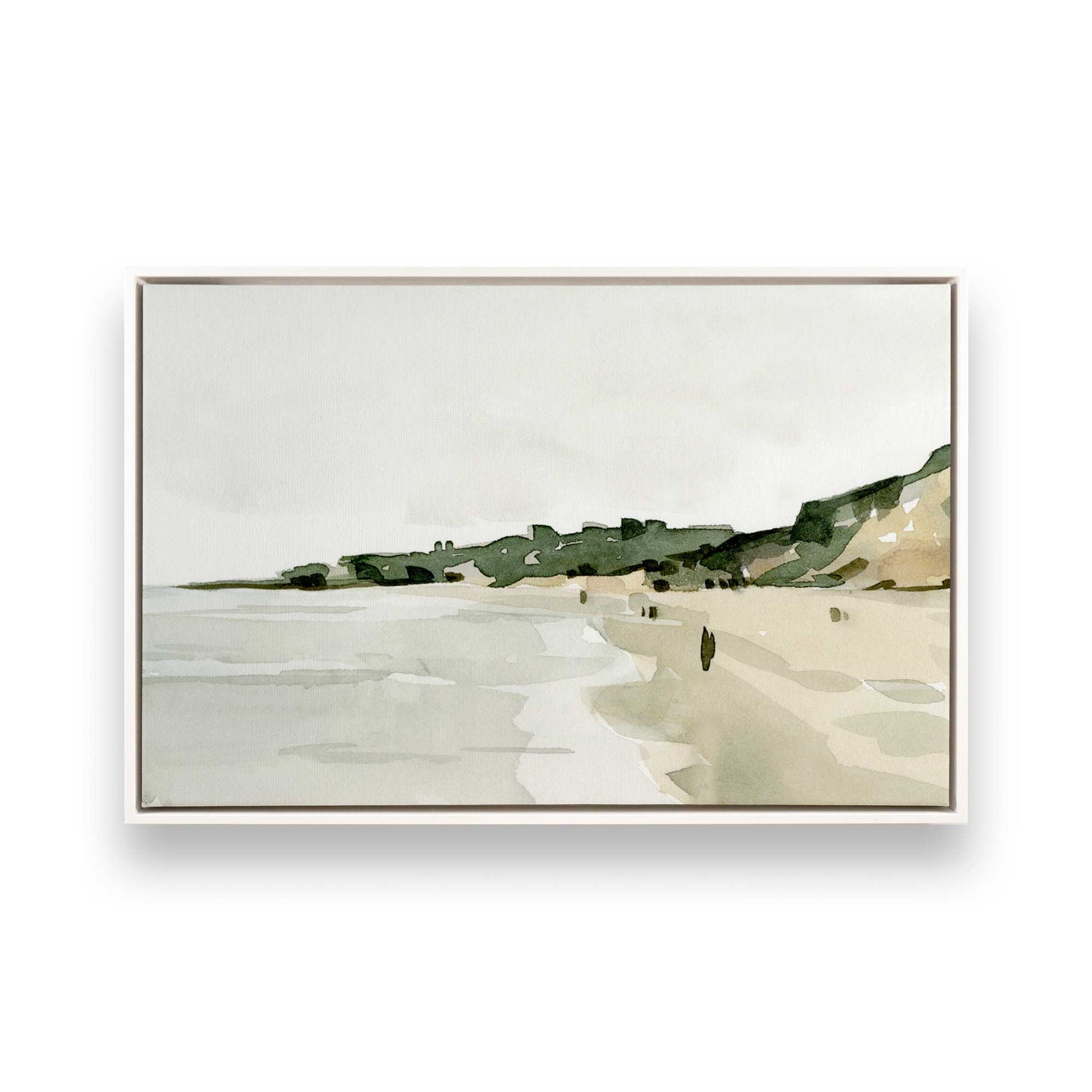 [Color:Opaque White], Picture of art in a White frame