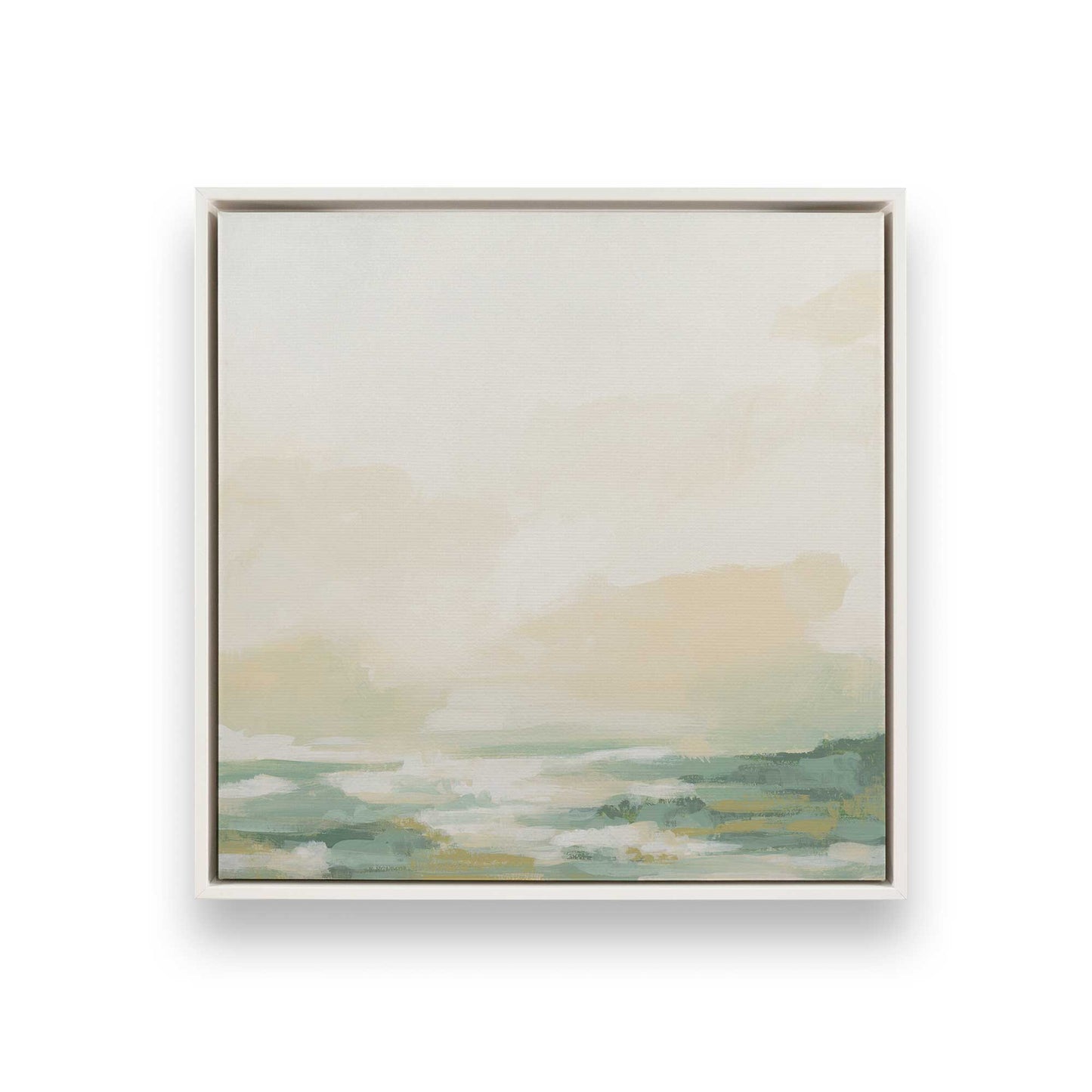 [Color:Opaque White], Picture of art in a White frame