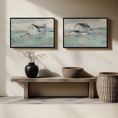 [Color:American Maple], Picture of art in a American Maple frame