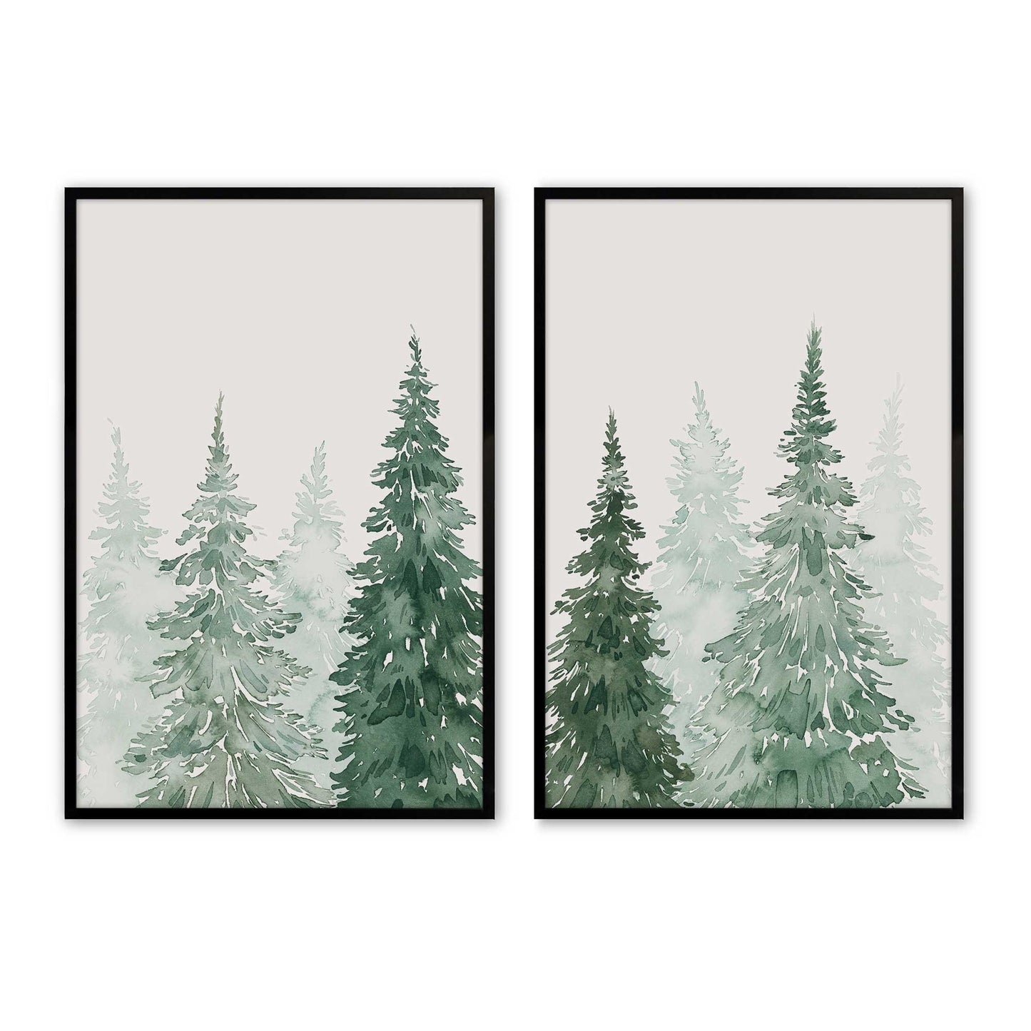[Color:Satin Black], Picture of art in a Satin Black frame