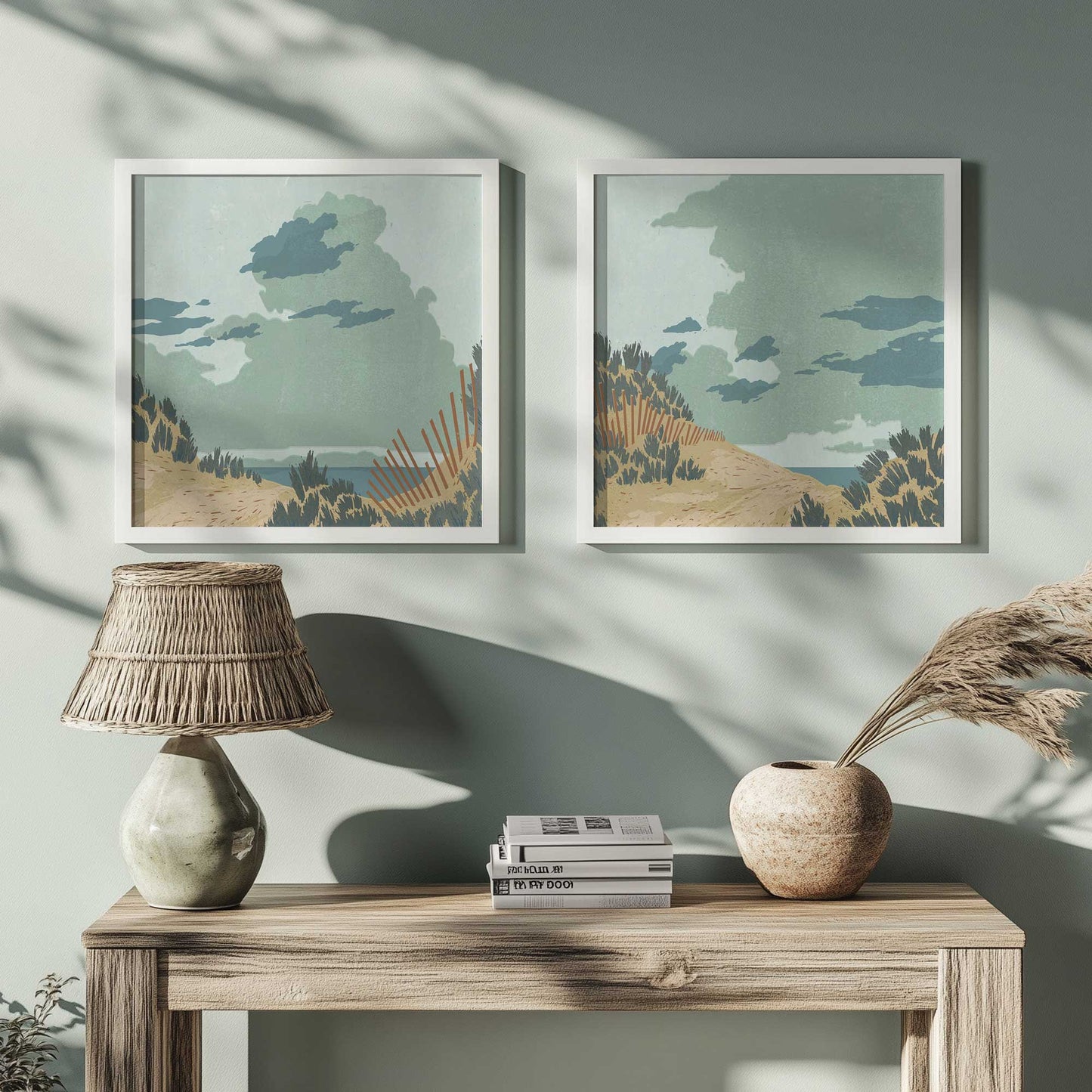 [Color:Opaque White], Picture of art in a Opaque White frame