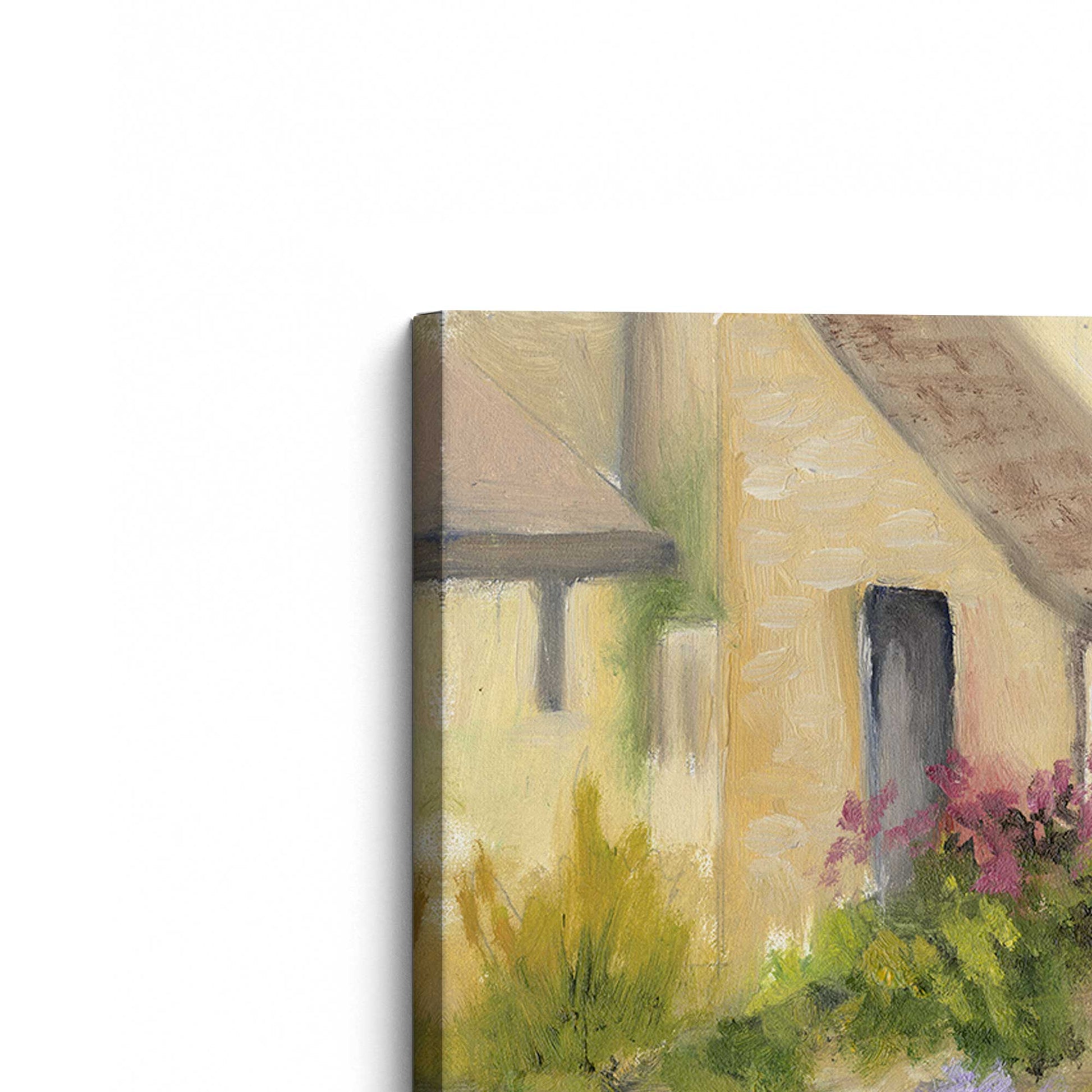 [Color:Stretched Canvas], Picture of the corner of the art