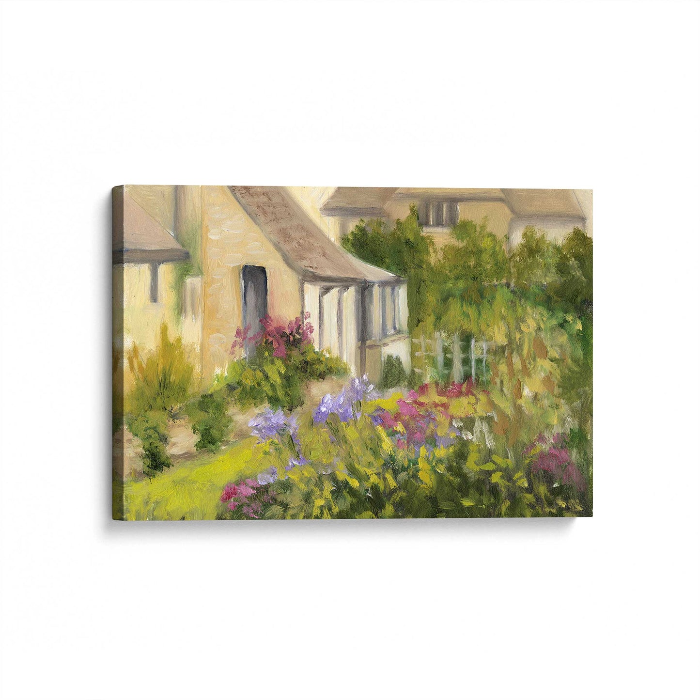 [Color:Stretched Canvas], Picture of art at an angle