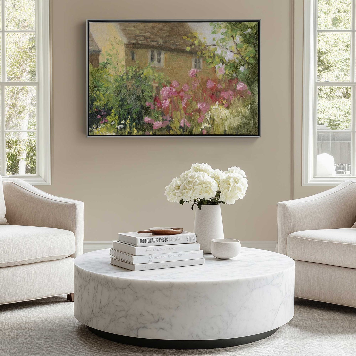 Picture of art in a room