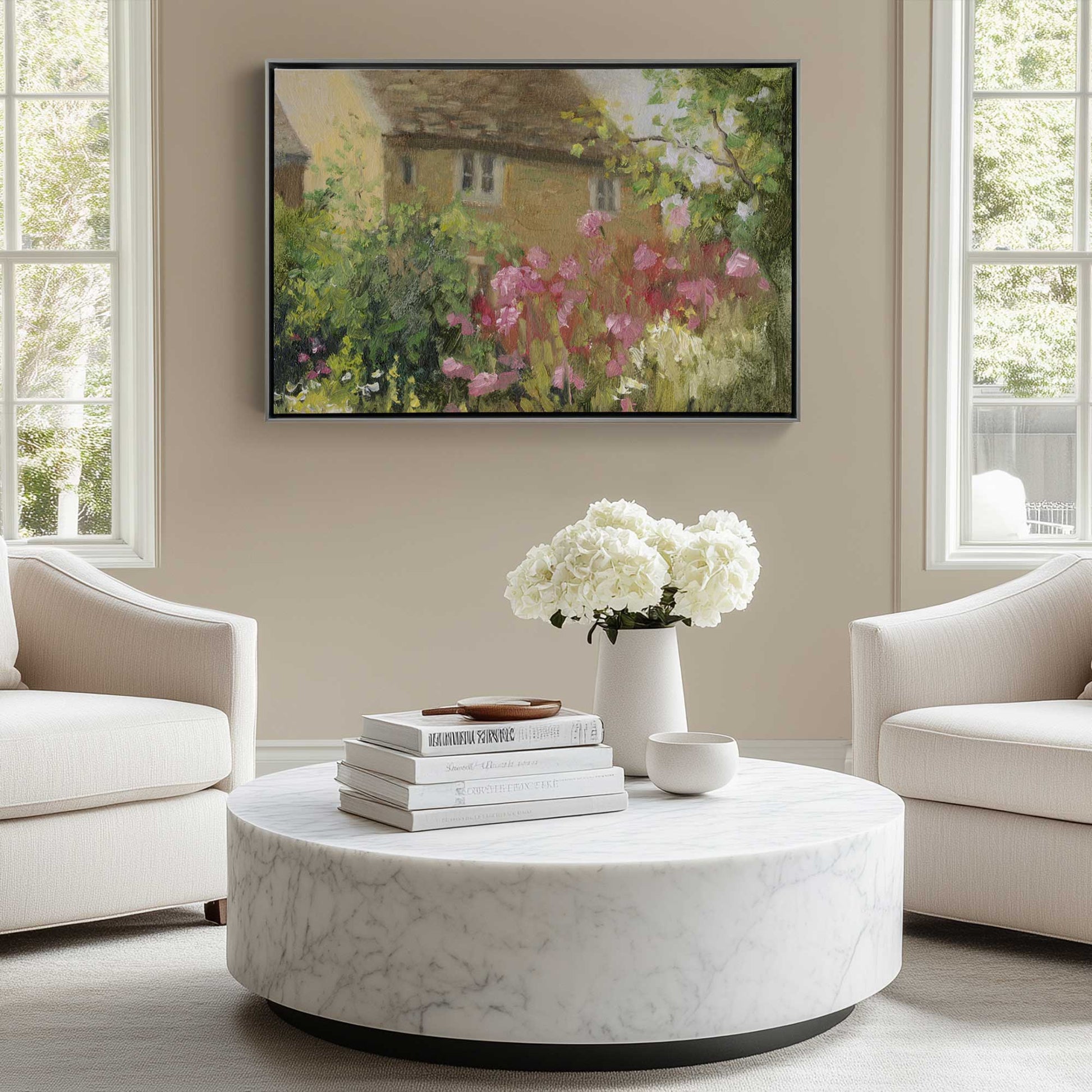 Picture of art in a room