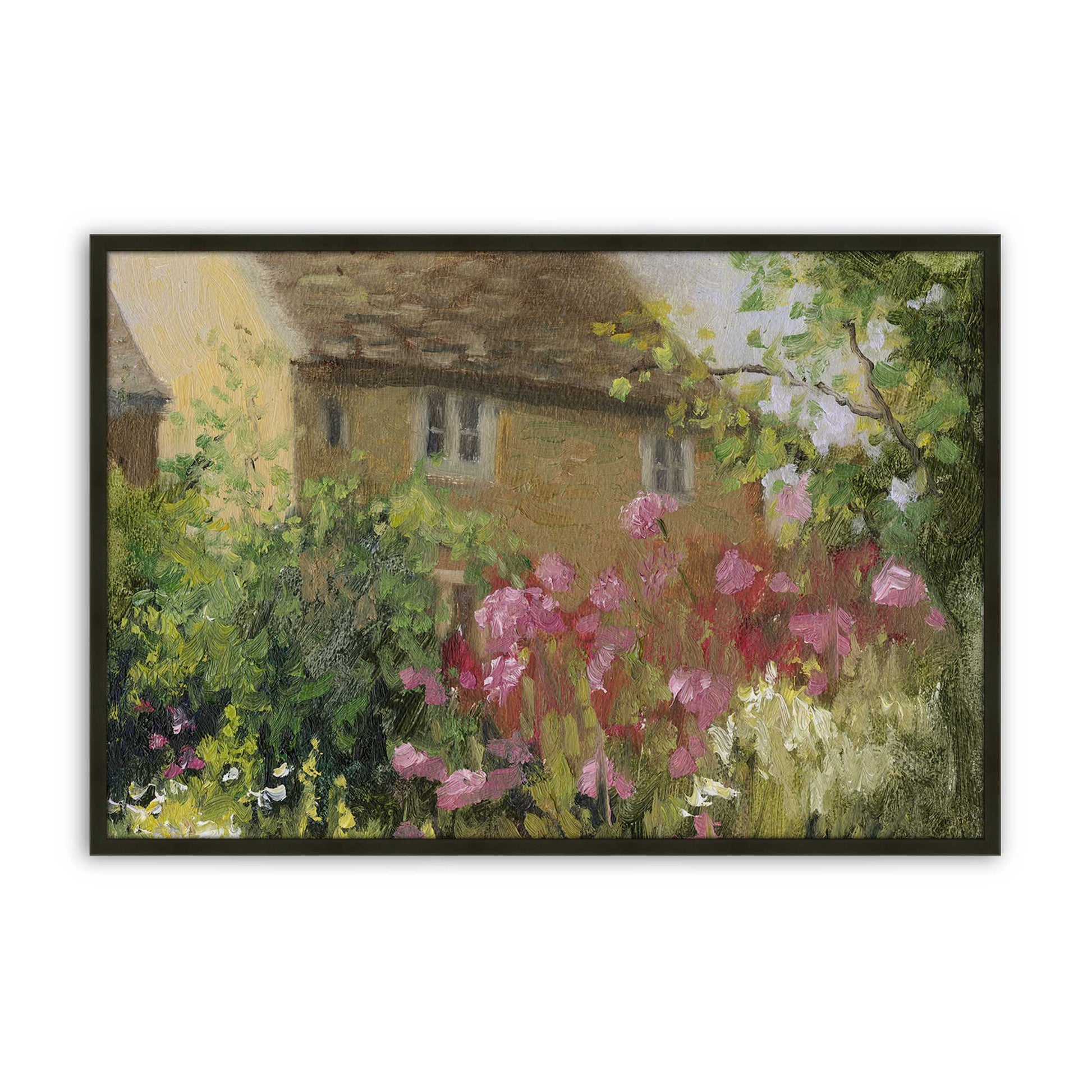 [Color:Satin Black], Picture of art in a Satin Black frame