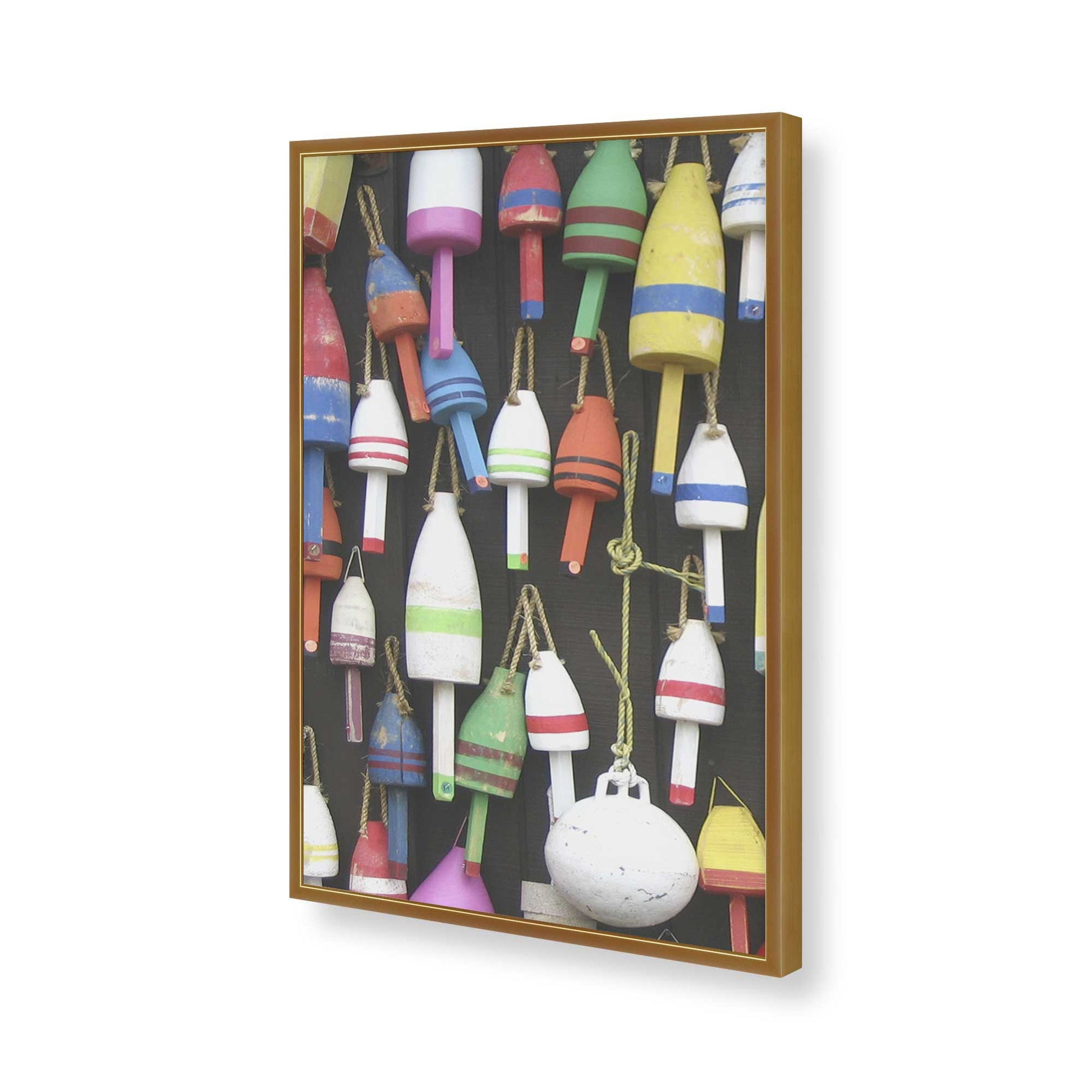 [Color:Polished Gold], Picture of art in a Polished Gold frame of the corner