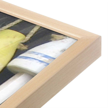 [Color:Raw Maple], Picture of art in a Raw Maple frame at an angle