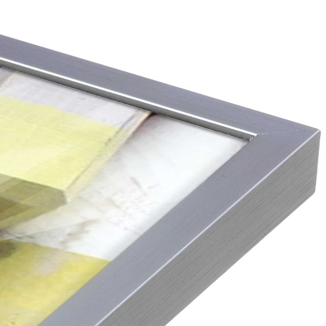 [Color:Polished Chrome], Picture of art in a Polished Chrome frame at an angle
