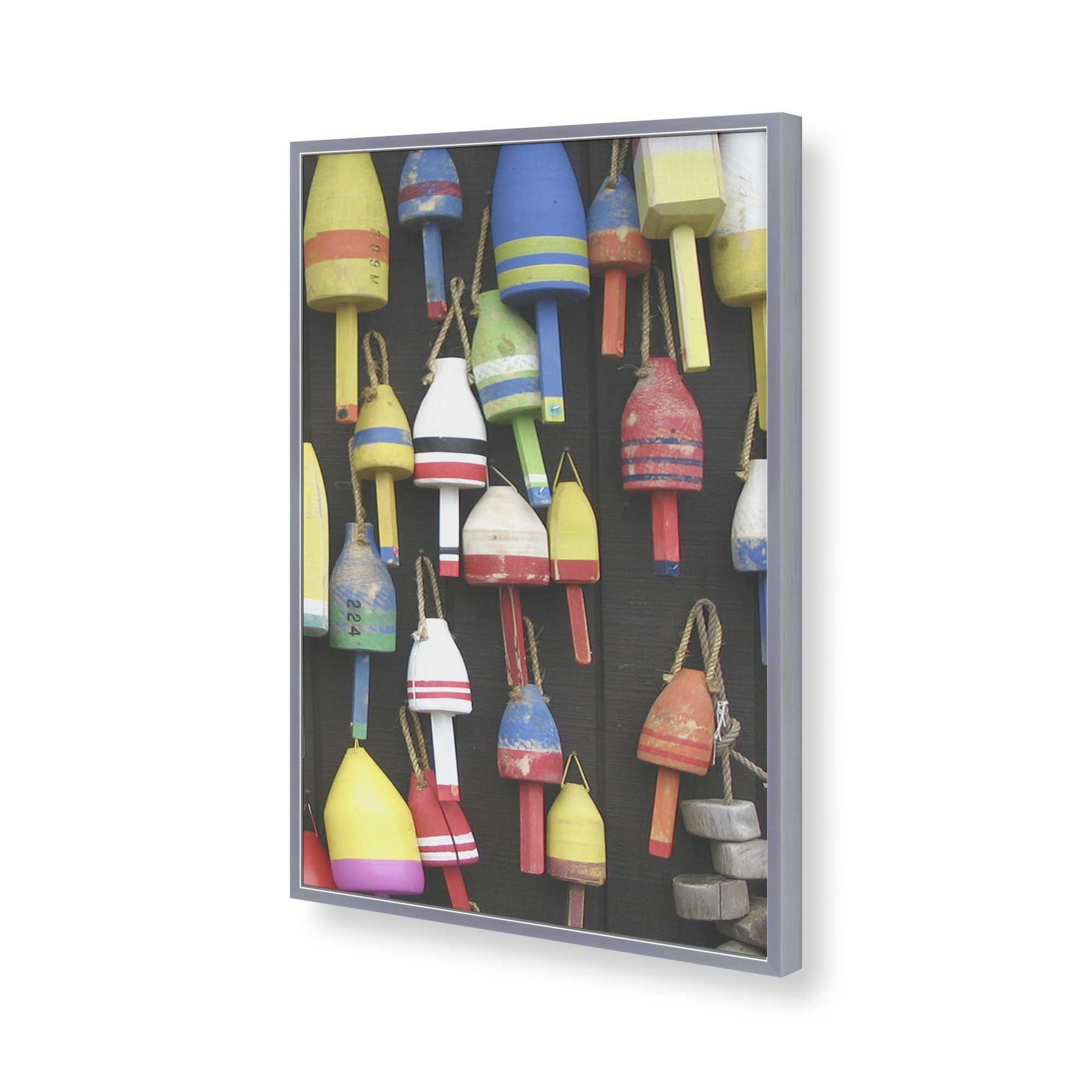 [Color:Polished Chrome], Picture of art in a Polished Chrome frame of the corner
