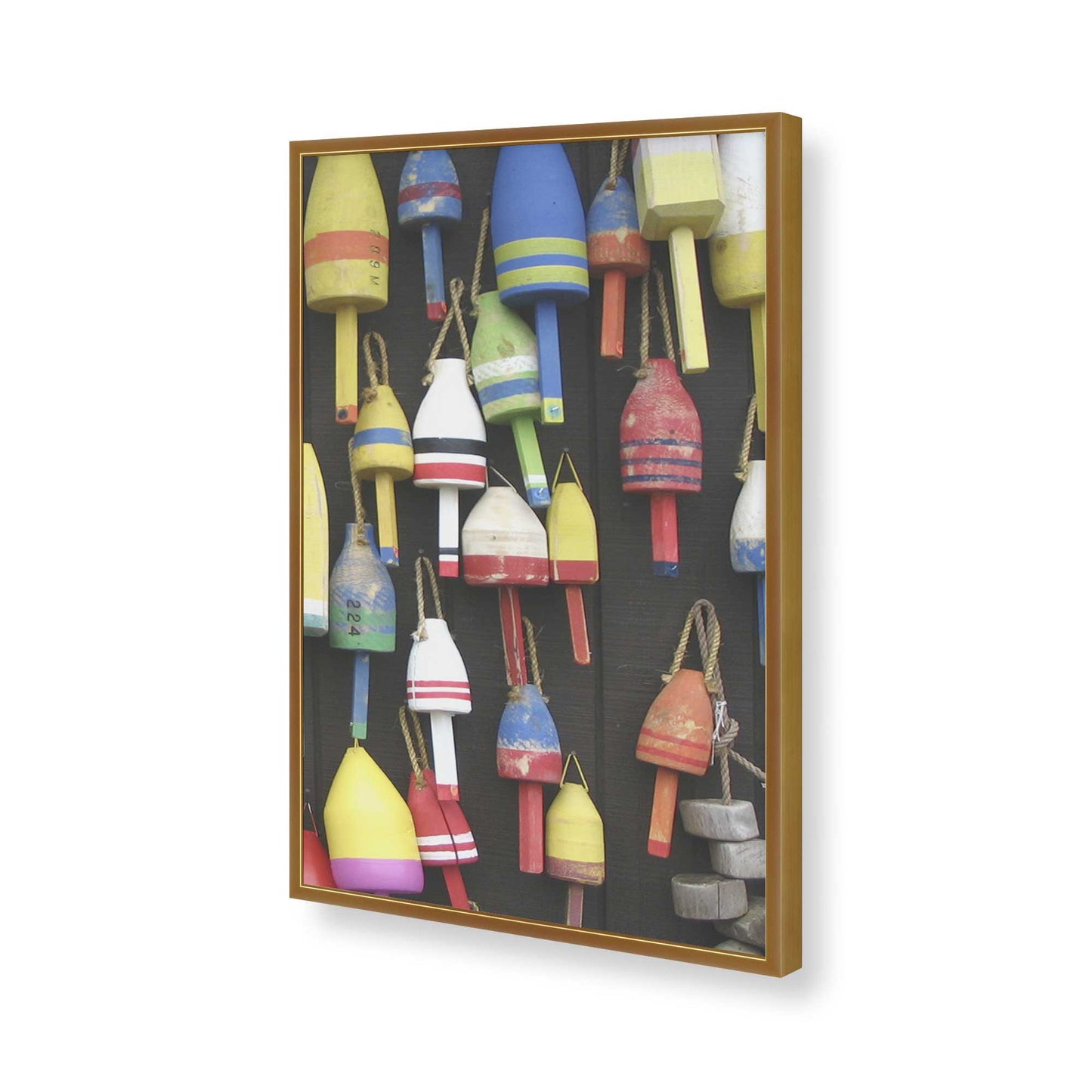 [Color:Polished Gold], Picture of art in a Polished Gold frame of the corner