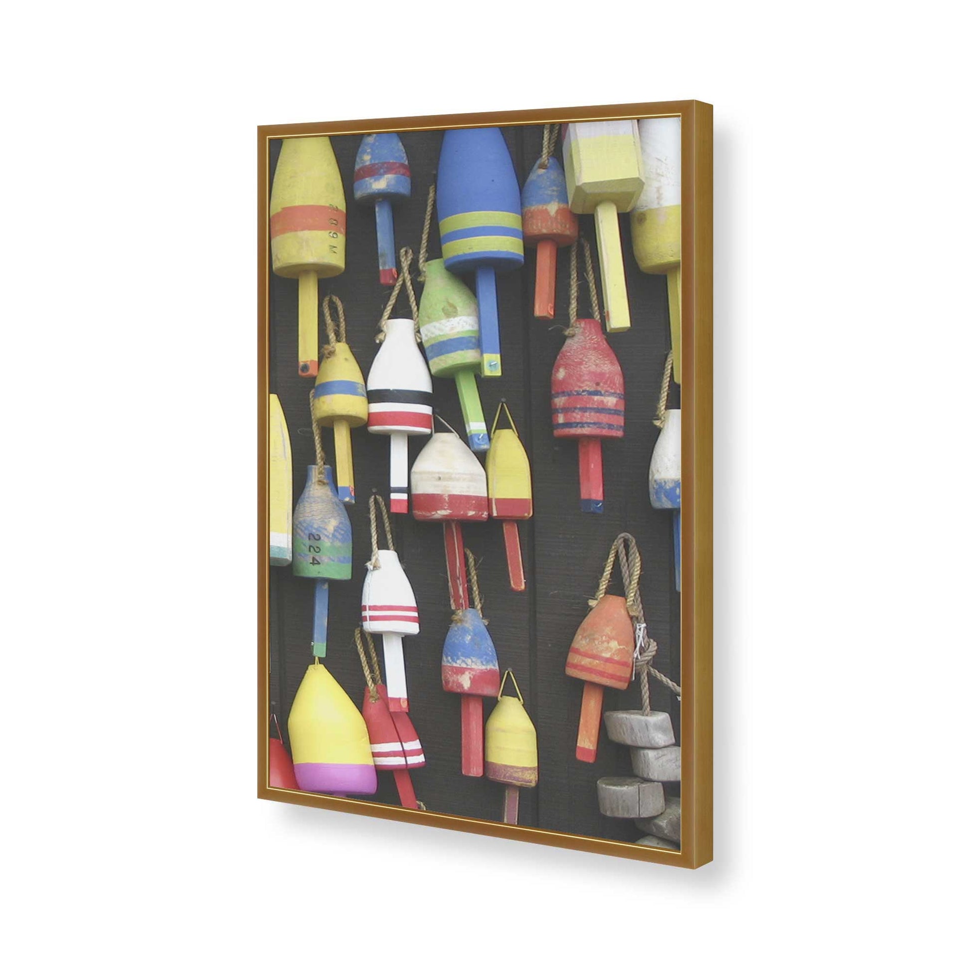 [Color:Polished Gold], Picture of art in a Polished Gold frame of the corner
