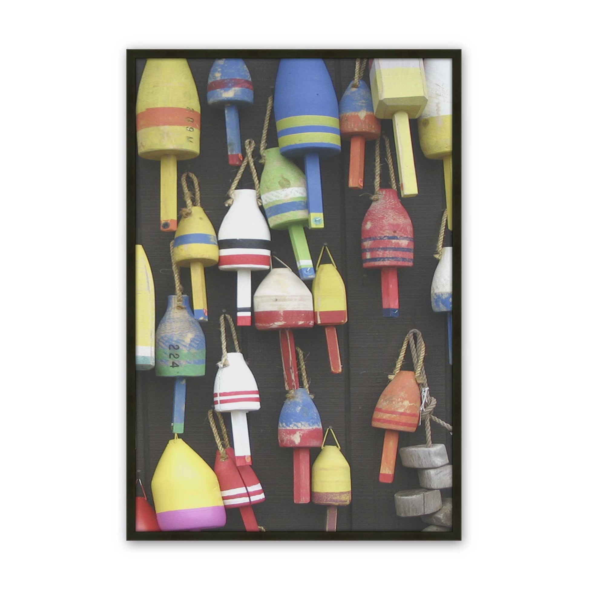 [Color:Satin Black], Picture of art in a Satin Black frame