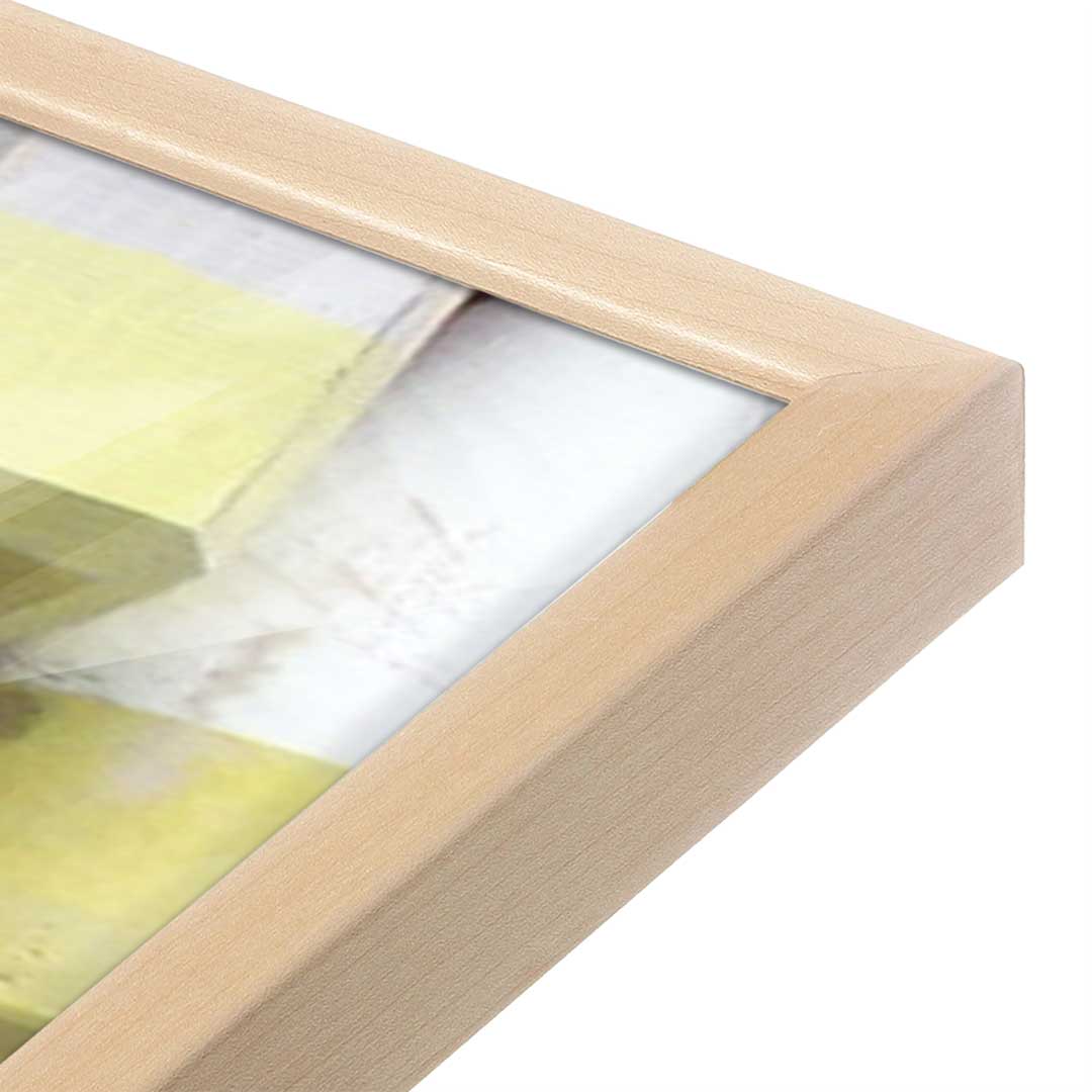 [Color:Raw Maple], Picture of art in a Raw Maple frame at an angle