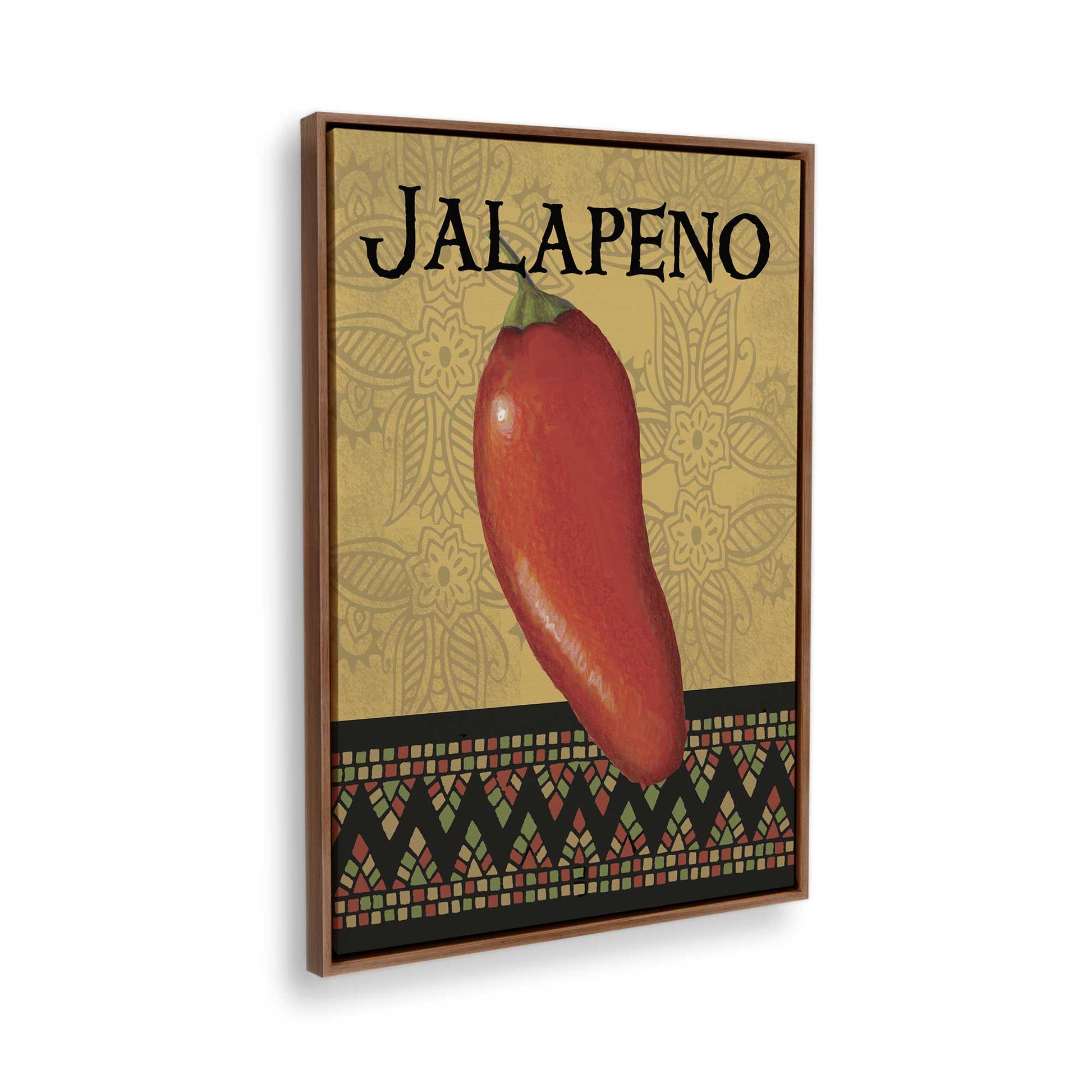 [Color:Walnut], Picture of the corner of the art