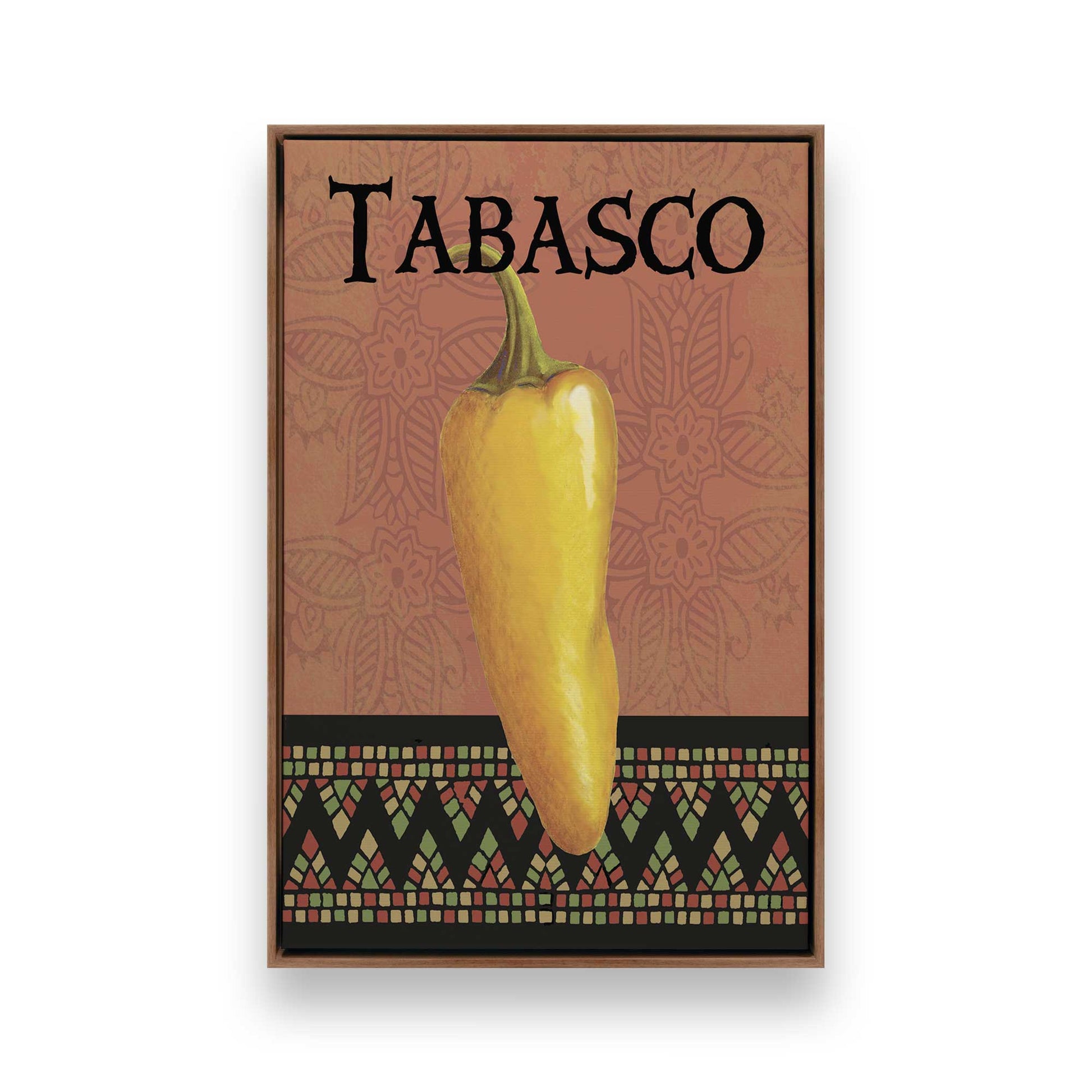 [Color:Walnut], Picture of art in a Walnut frame