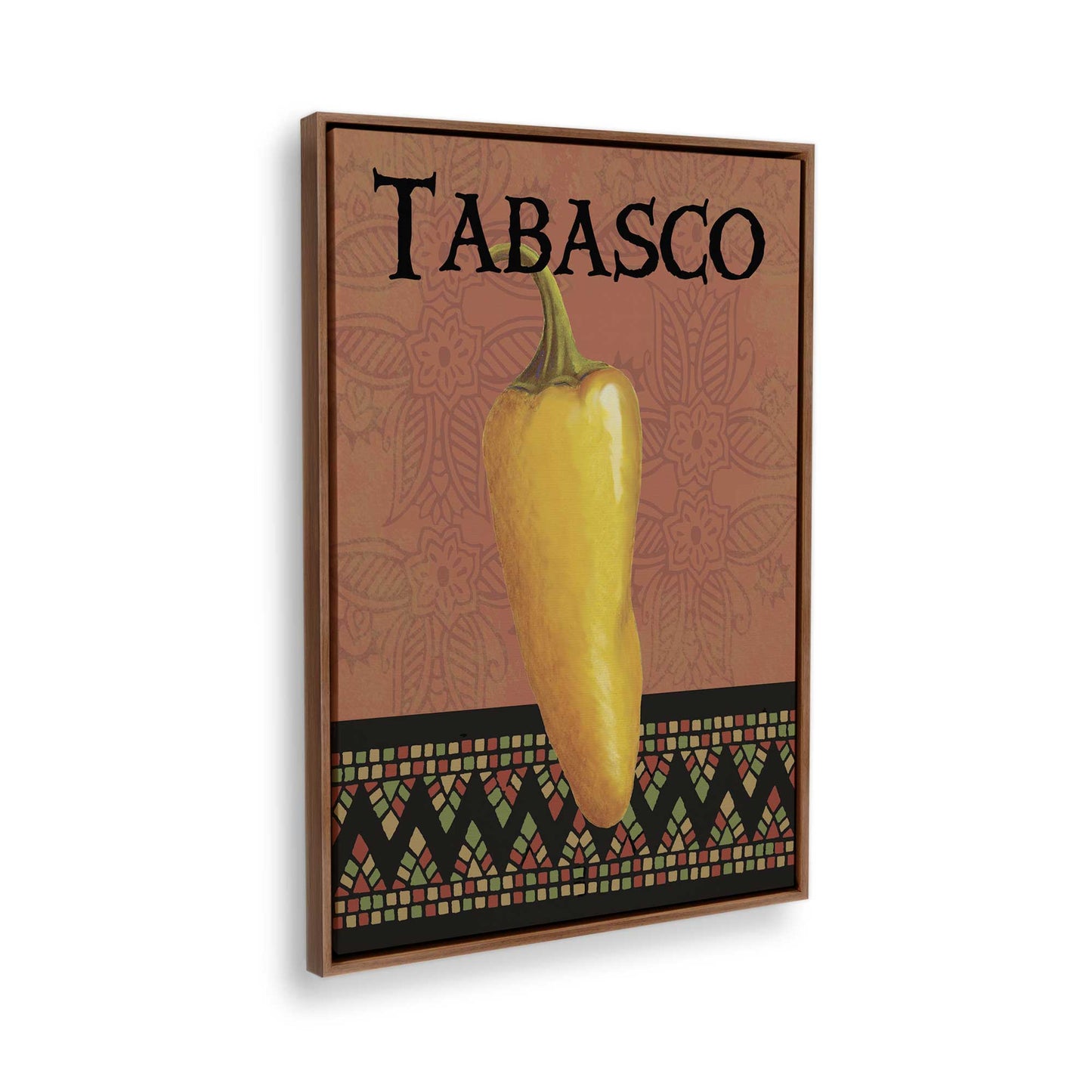 [Color:Walnut], Picture of the corner of the art