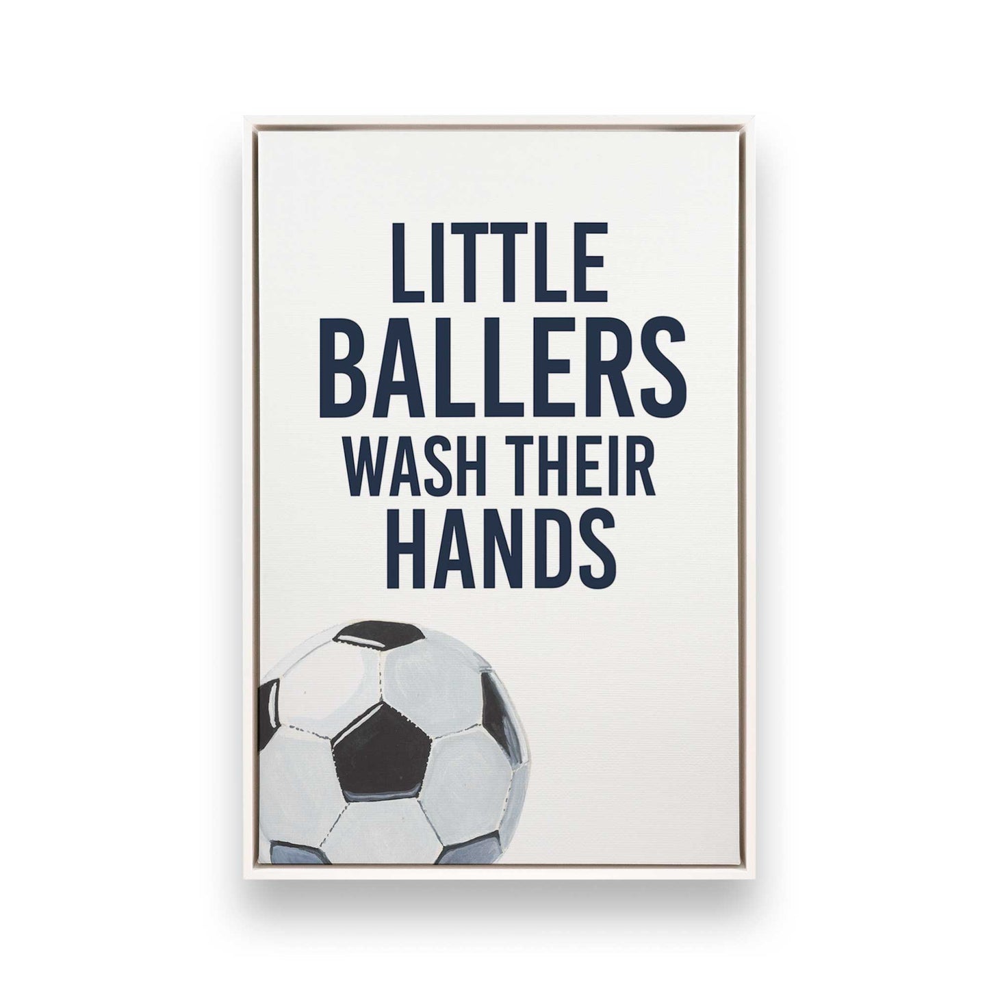 [Color:Opaque White], Picture of art in a White frame