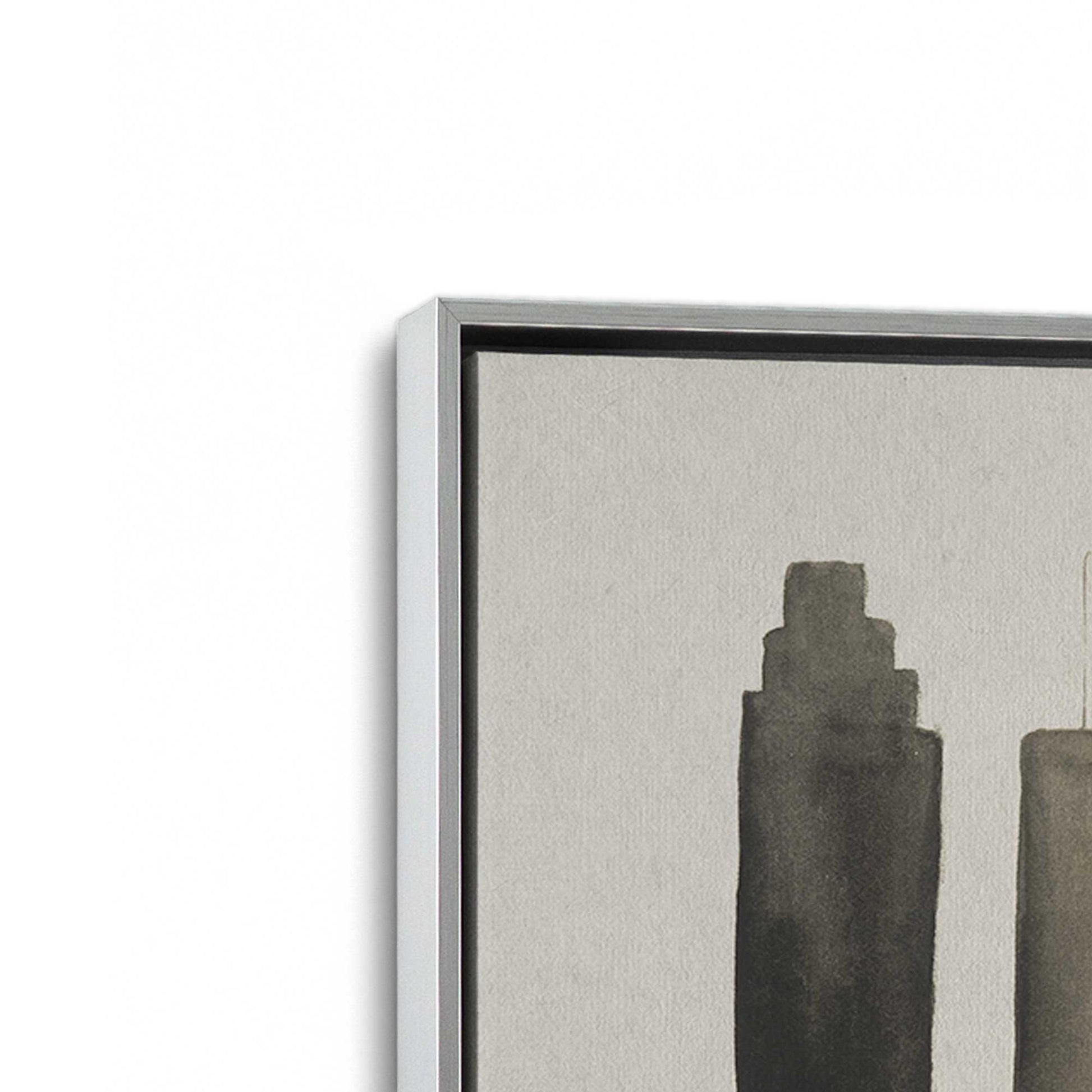 [Color:Polished Chrome], Picture of art in a Polished Chrome frame at an angle
