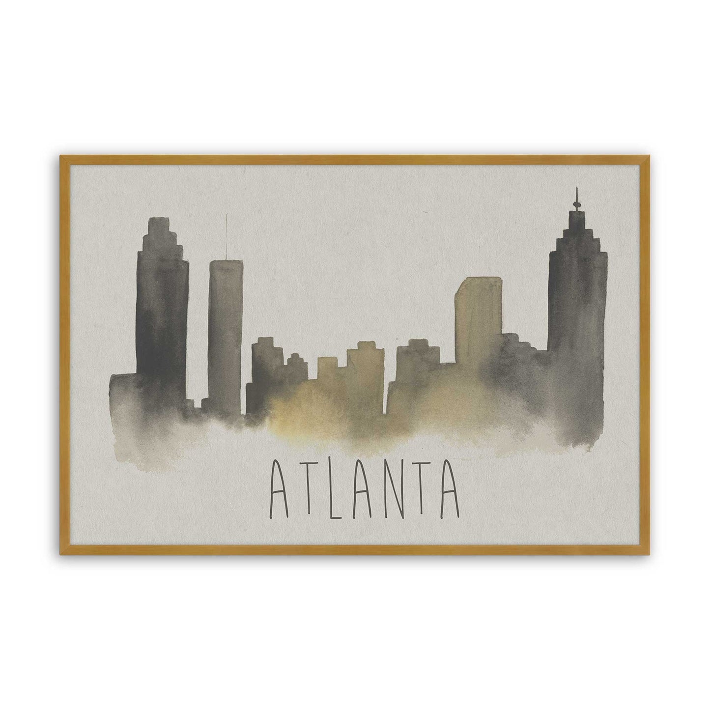 [Color:Polished Gold], Picture of art in a Polished Gold frame