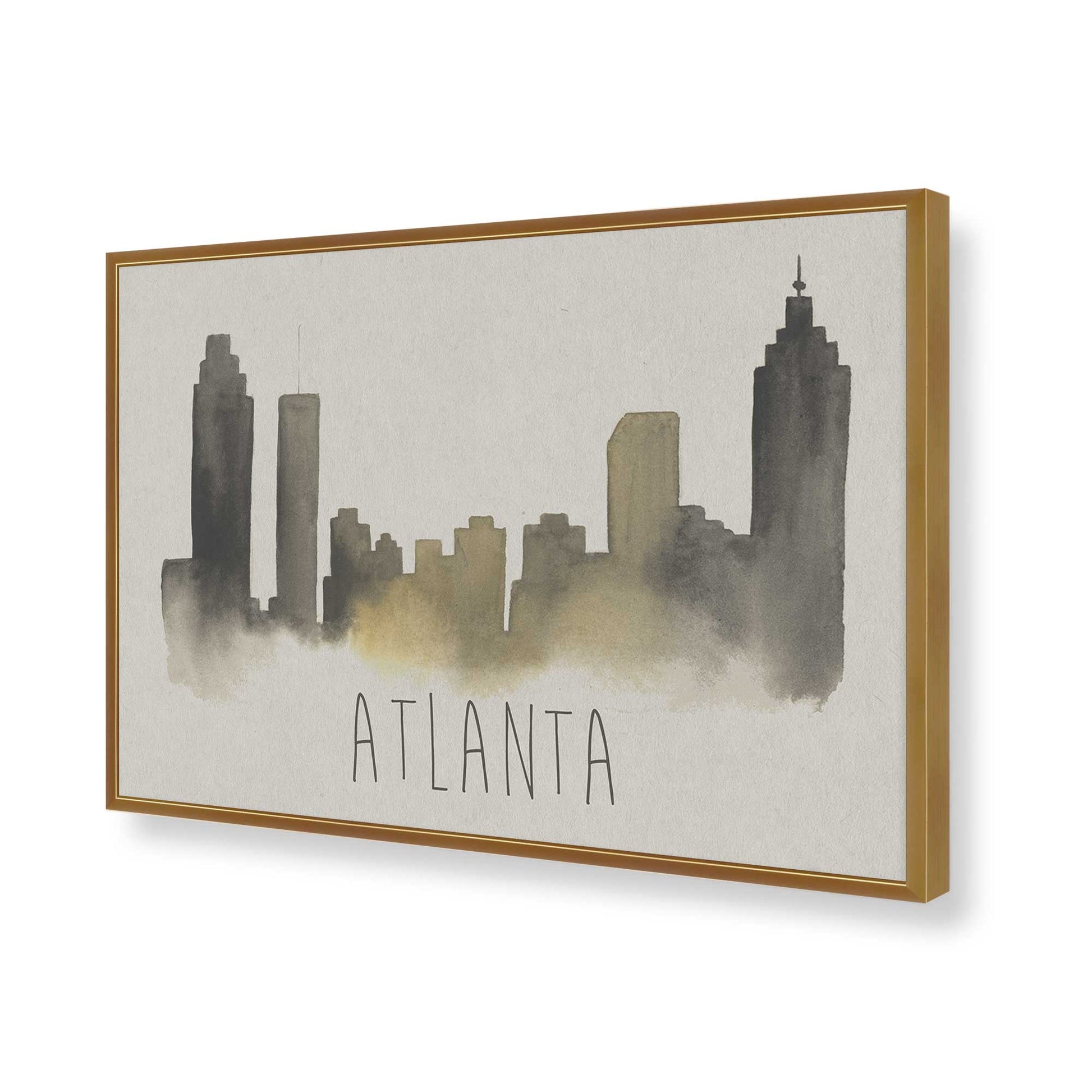 [Color:Polished Gold], Picture of art in a Polished Gold frame of the corner