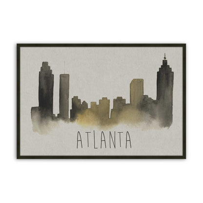 [Color:Satin Black], Picture of art in a Satin Black frame