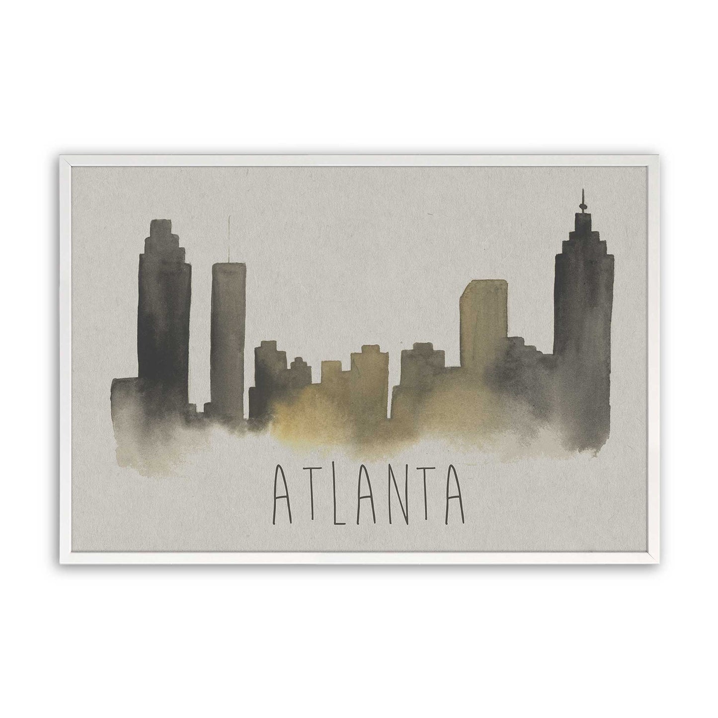[Color:Opaque White], Picture of art in a Opaque White frame