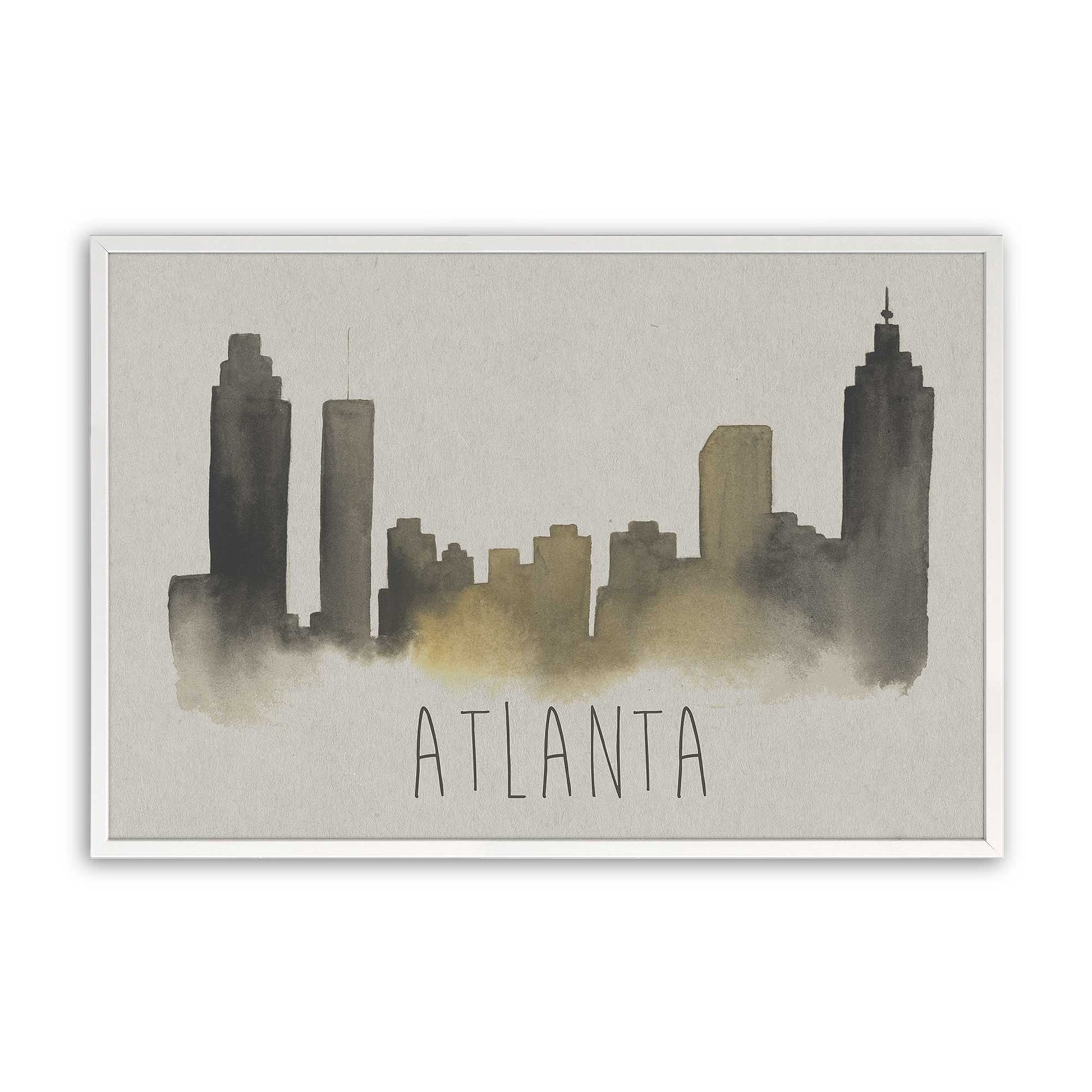 [Color:Opaque White], Picture of art in a Opaque White frame