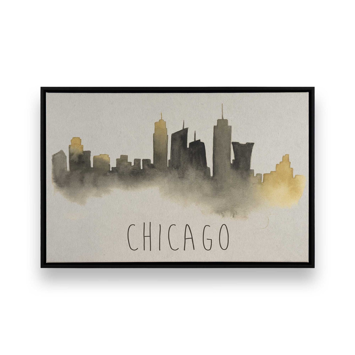 [Color:Satin Black], Picture of art in a Satin Black frame