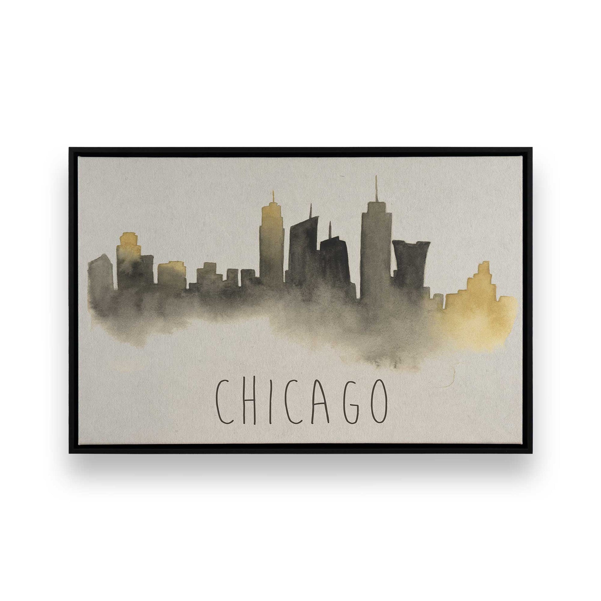 [Color:Satin Black], Picture of art in a Satin Black frame