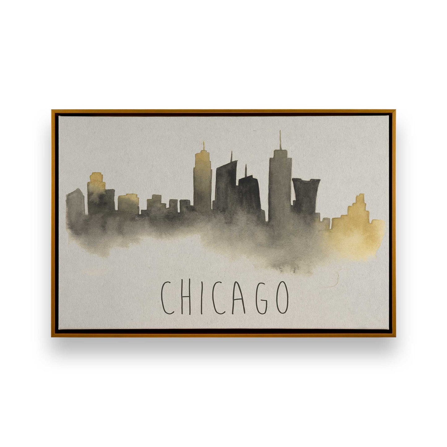 [Color:Polished Gold], Picture of art in a Polished Gold frame