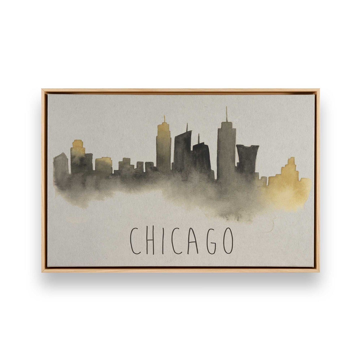 [Color:American Maple], Picture of art in a American Maple frame